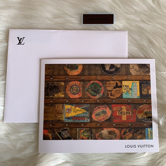 Louis Vuitton Vintage Hotel Sticker Post Card - Picture 4 of 7